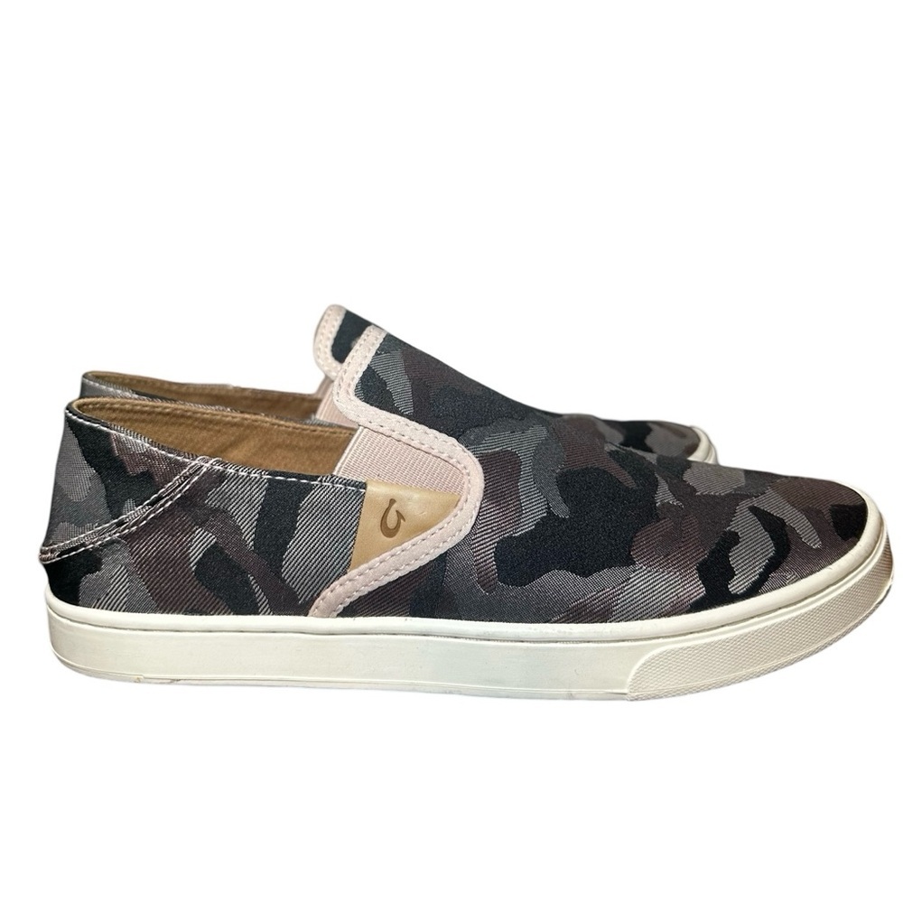 Olukai Pehuea Pa’i canvas slip ons size 8 - Picture 2 of 4